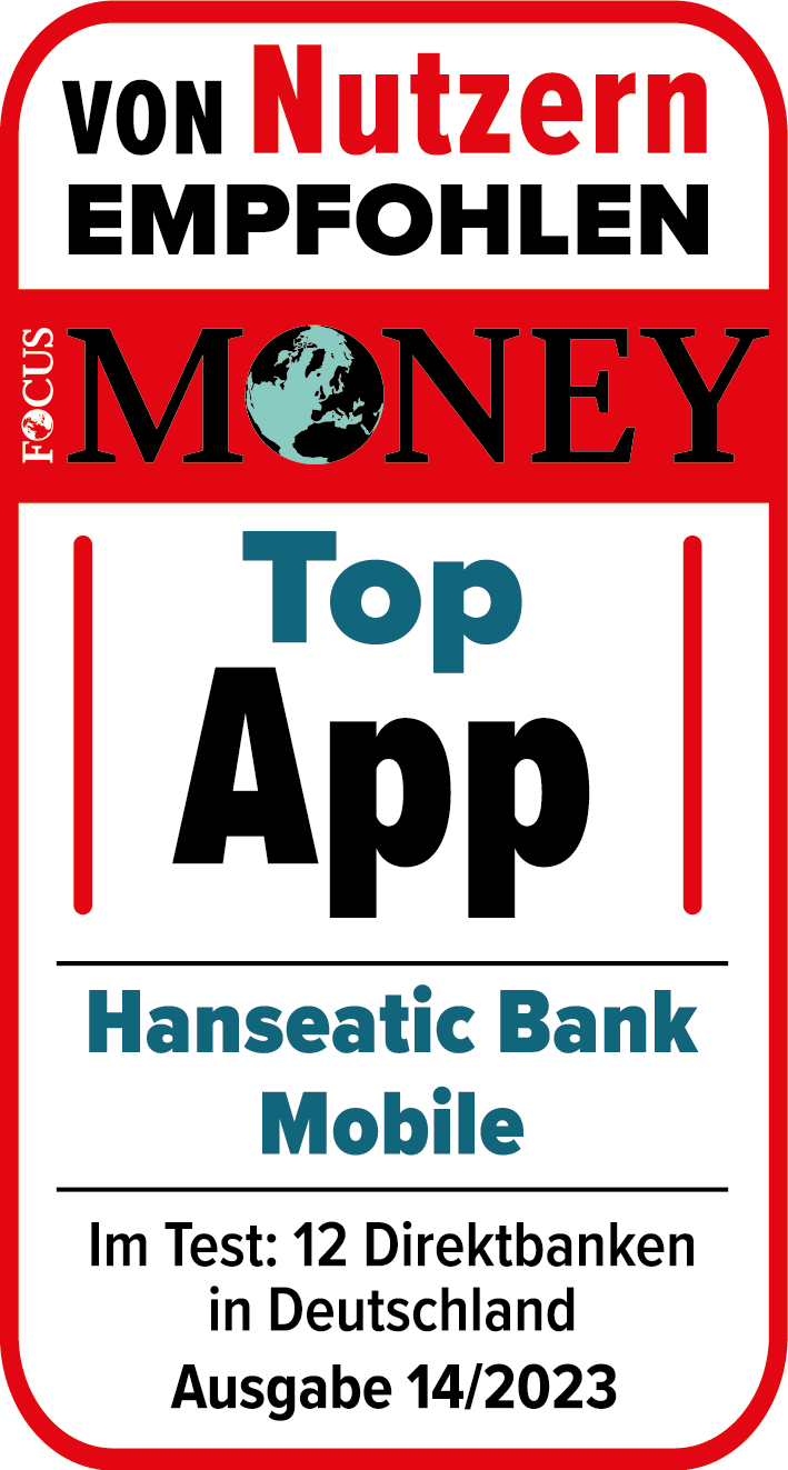 Hanseatic Bank Top App - Focus Money